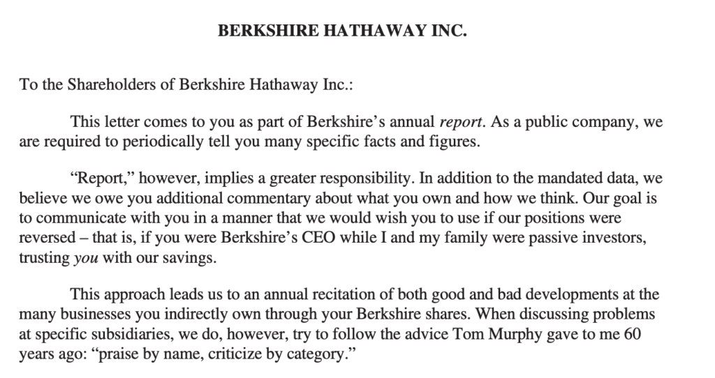 listy warrena buffetta fragment 2025