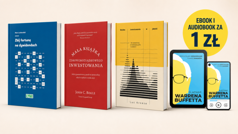 Zestaw okane ksiazki dla dlugeoterminowego inwestora